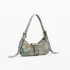 Borsa in denim tinto