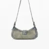 Borsa in denim tinto