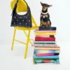 Borsa in ecopelle con borchie