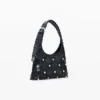 Borsa in ecopelle con borchie