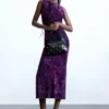 Borsa in ecopelle con borchie