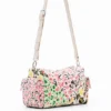 Borsa in tela floreale M