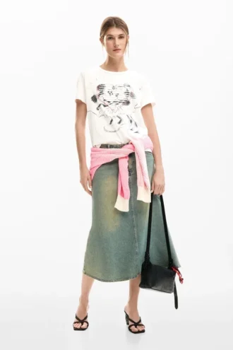 Borsa media con applicazioni Mickey Mouse™