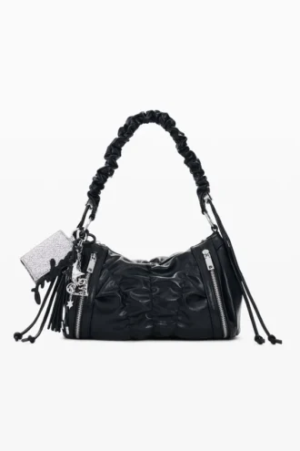 Borsa media con arricciature