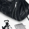 Borsa media con arricciature Borsa media con arricciature