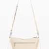 Borsa media con borchie e frange