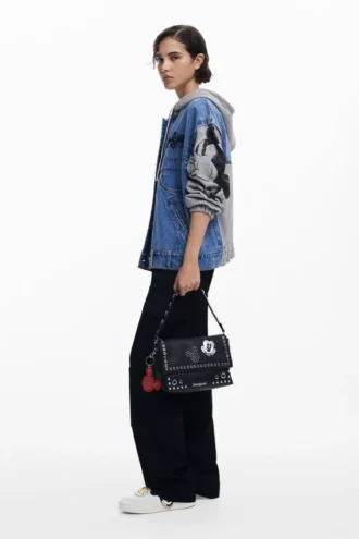 Borsa media con borchie Mickey Mouse™