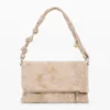Borsa media con patta ricamata