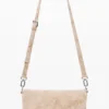 Borsa media con patta ricamata