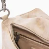 Borsa media con patta ricamata
