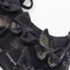 Borsa media in cotone con fiocco