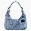 Borsa media in denim