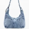Borsa media in denim