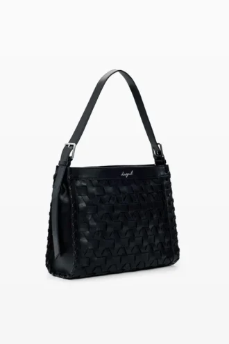 Borsa media intrecciata