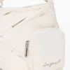 Borsa media intrecciata con logo