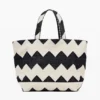 Borsa media reversibile in twill