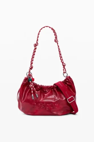 Borsa ovale media con logo