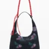 Borsa ovale media con texture
