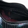 Borsa ovale media con texture