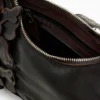 Borsa piccola con applicazioni floreali