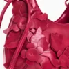 Borsa piccola con applicazioni floreali
