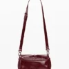 Borsa piccola con fiocco lucido