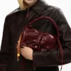 Borsa piccola con fiocco lucido