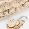 Borsa piccola con fiori all’uncinetto