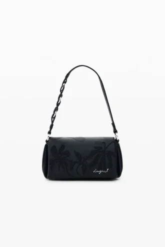 Borsa piccola con fiori in rilievo