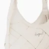 Borsa piccola intrecciata con logo