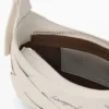 Borsa piccola intrecciata con logo