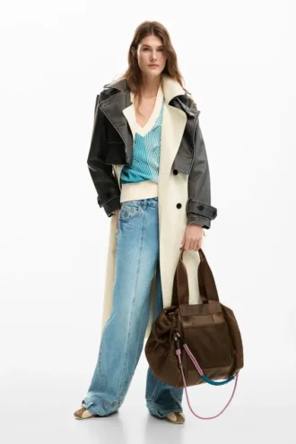 Borsa shopper grande in nylon
