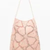 Borsa shopping a motivi floreali Borsa shopping a motivi floreali