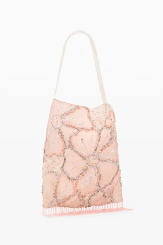 Borsa shopping a motivi floreali