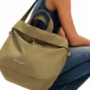 Borsa tote reversibile in nylon L Borsa tote reversibile in nylon L