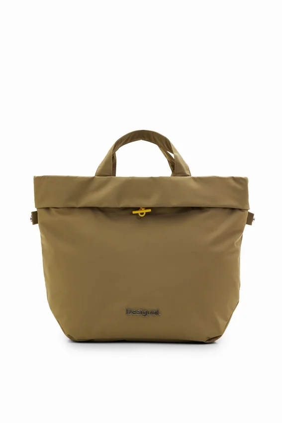 Borsa tote reversibile in nylon L Borsa tote reversibile in nylon L