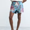 Boxer da bagno stampato