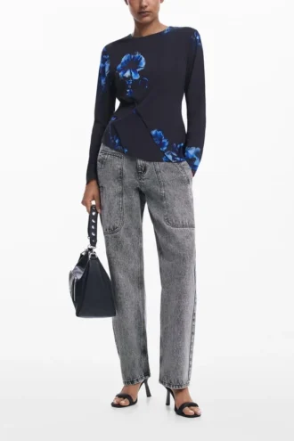 Camicetta asimmetrica