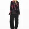 Camicetta con fiori pixelati