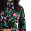 Camicetta corta a fiori di M. Christian Lacroix