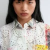 Camicia a maniche corte in cotone