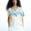 Camicia a maniche corte stampata