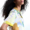 Camicia a maniche corte stampata