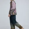 Camicia a quadri con toppe a maniche lunghe