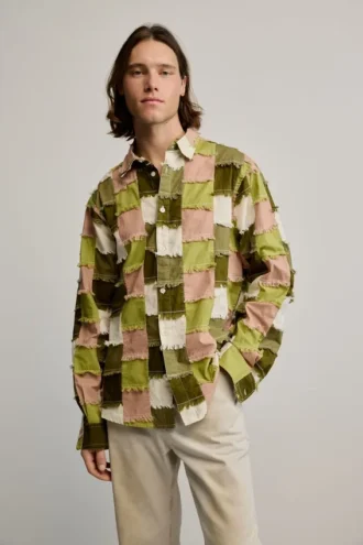 Camicia a quadri Patchwork