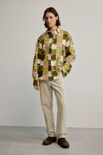 Camicia a quadri Patchwork