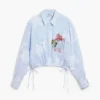 Camicia corta stampata