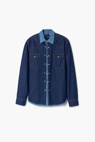 Camicia in denim Patchwork Camicia in denim Patchwork