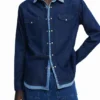 Camicia in denim Patchwork
