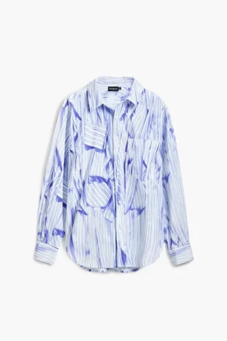 Camicia oversize in stile Arty